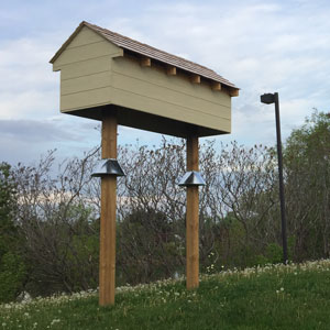 man-made barn swallow strcuture