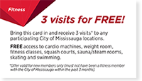 3 Visits for FREE Card 3 Visits for FREE Card