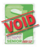 Senior Ticket