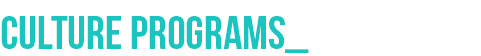 Culture Programs header