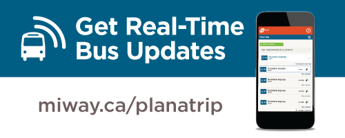 Refreshed - Your schedules and trip plans - miway.ca/planatrip