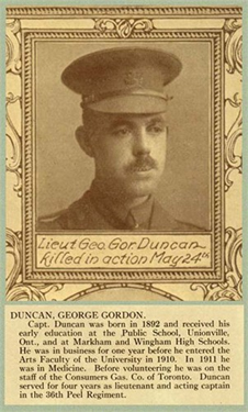 Lieutenant George Gordon Duncan