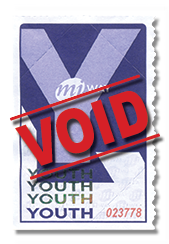 Youth MiWay Ticket